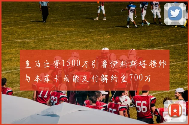 皇马出资1500万引鲁伊科斯塔穆帅与本菲卡或能支付解约金700万